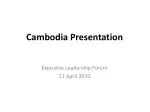 Cambodia Presentation - slide 1