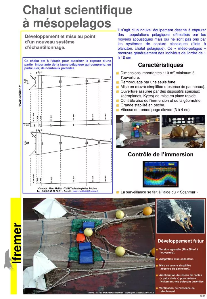 chalut scientifique m sopelagos