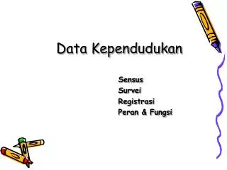 data kependudukan