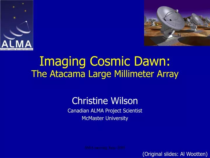 imaging cosmic dawn