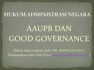 hukum administrasi negara