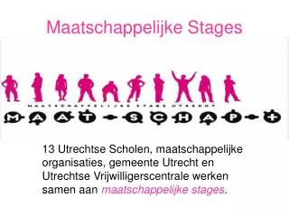maatschappelijke stages