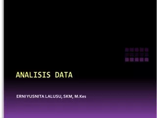 analisis data