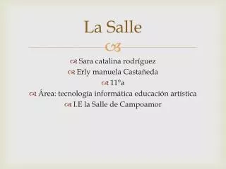 la salle