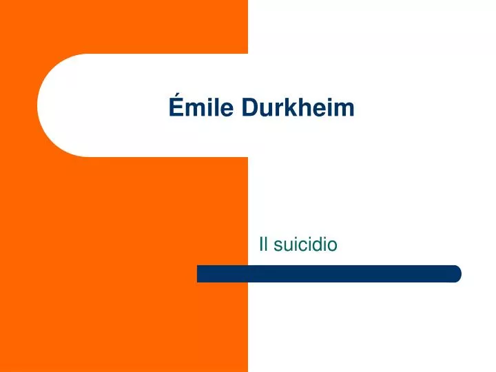 mile durkheim