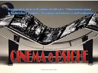 cinema e psiche