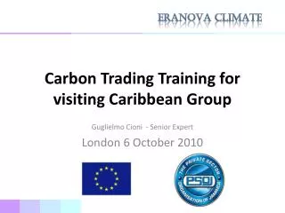 Carbon Trading Training for visiting Caribbean Group