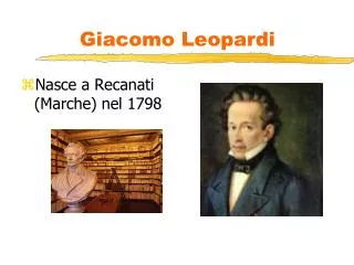 giacomo leopardi