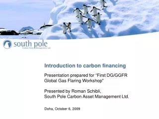 Introduction to carbon financing