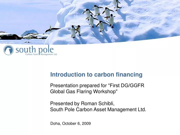 introduction to carbon financing