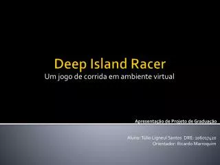 aluno t lio ligneul santos dre 106017420 orientador ricardo marroquim
