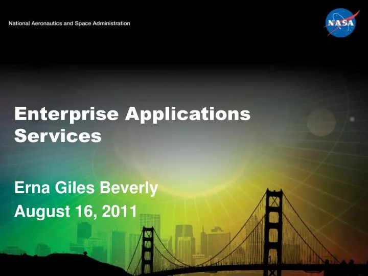 enterprise applications services