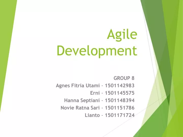 agile development