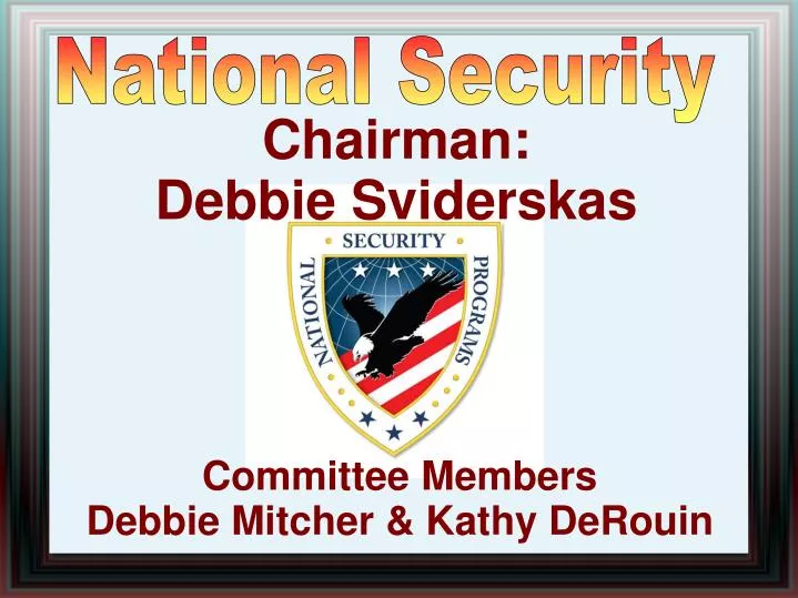 committee members debbie mitcher kathy derouin