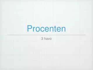 procenten