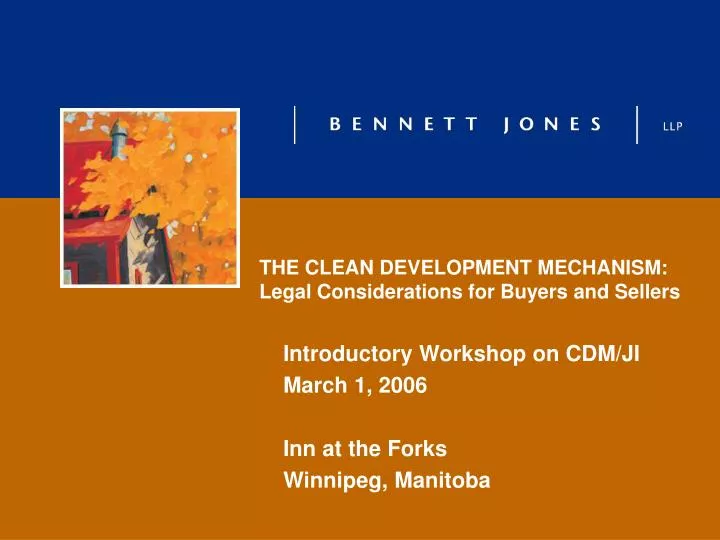 the clean development mechanism legal considerations for buyers and sellers