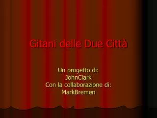 gitani delle due citt