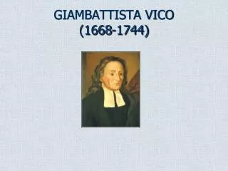 giambattista vico 1668 1744