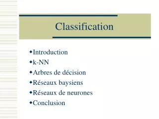 classification