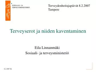 terveyserot ja niiden kaventaminen