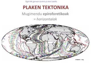 plaken tektonika