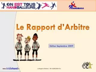 le rapport d arbitre
