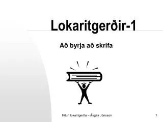 lokaritger ir 1