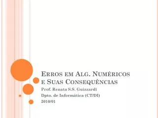 erros em alg num ricos e suas consequ ncias