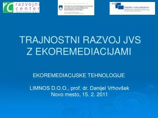 trajnostni razvoj jvs z ekoremediacijami