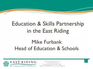 Education &amp; Skills Partnership in the East Riding