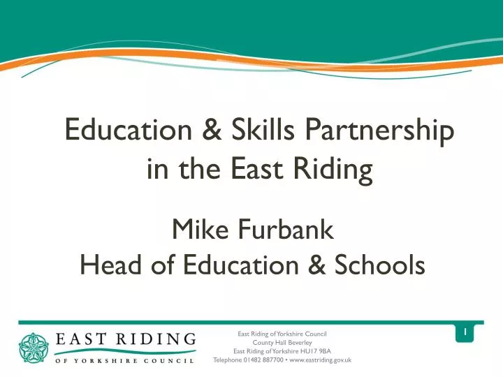 education skills partnership in the east riding
