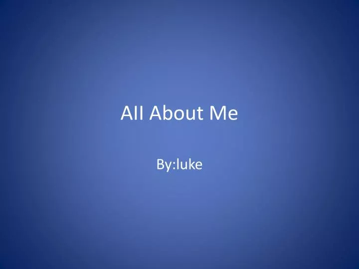 aii about me