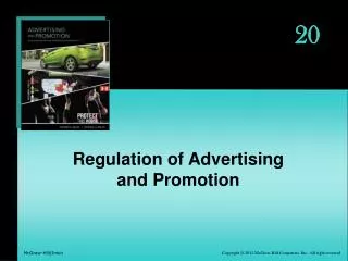 Regulation of Advertising and Promotion