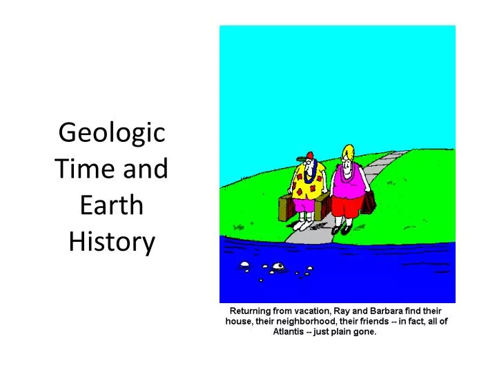 geologic time and earth history