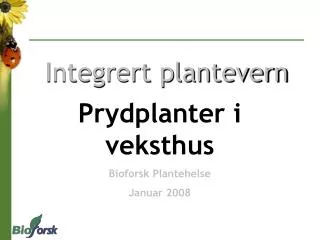 integrert plantevern
