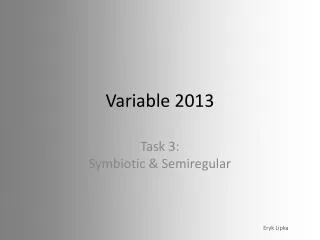 Variable 2013
