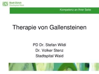 therapie von gallensteinen