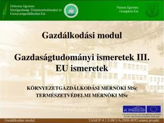 gazd lkod si modul gazdas gtudom nyi ismeretek iii eu ismeretek