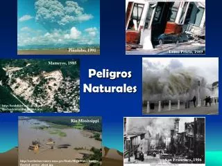 peligros naturales