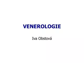 venerologie