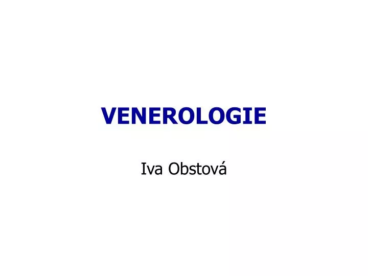 venerologie