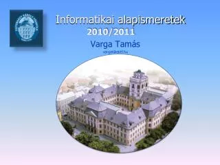 informatikai alapismeretek