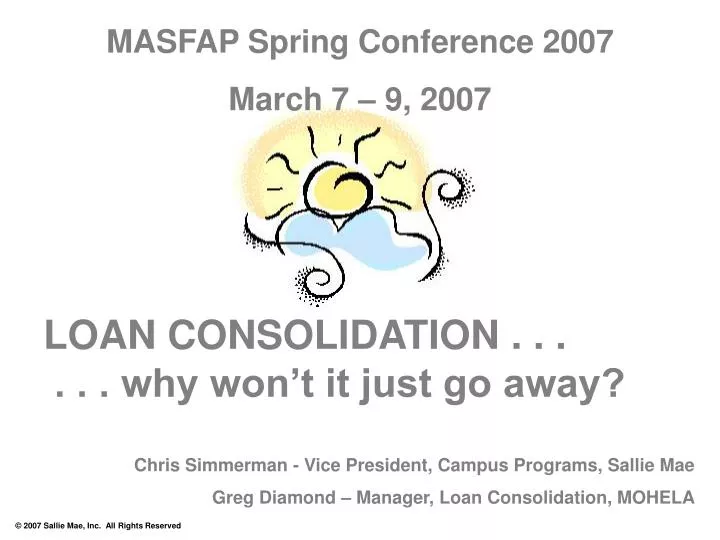 loan consolidation why won t it just go away