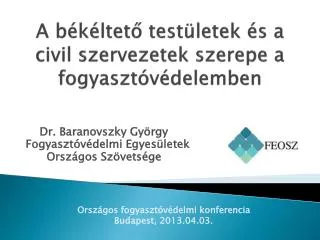 A békéltető testületek és a civil szervezetek szerepe a fogyasztóvédelemben