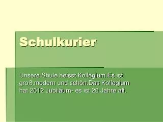 schulkurier