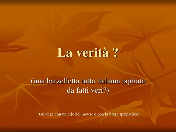 la verit