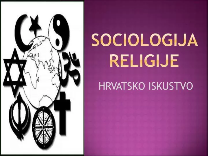 sociologija religije