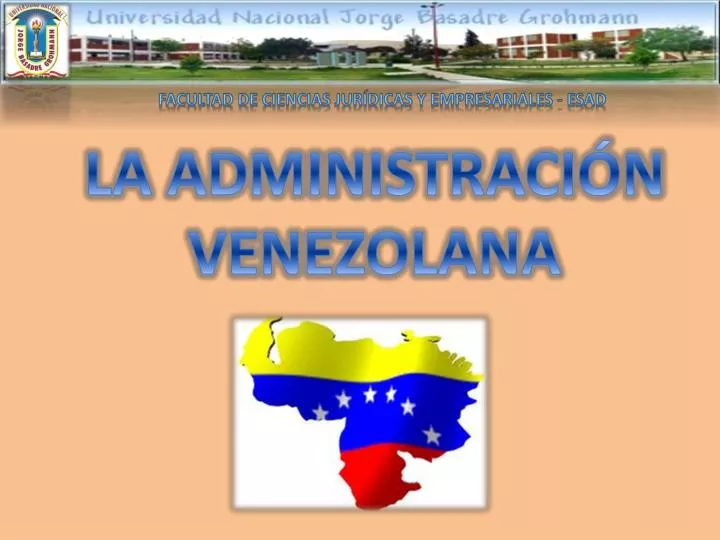 la administraci n venezolana