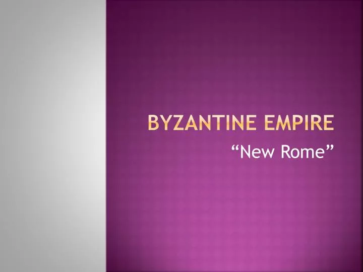 byzantine empire