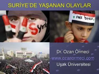 sur ye de ya anan olaylar